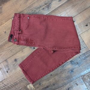Liverpool High Rise Ankle Skinny Jeans 8 29 Petite Women Faded Red Denim